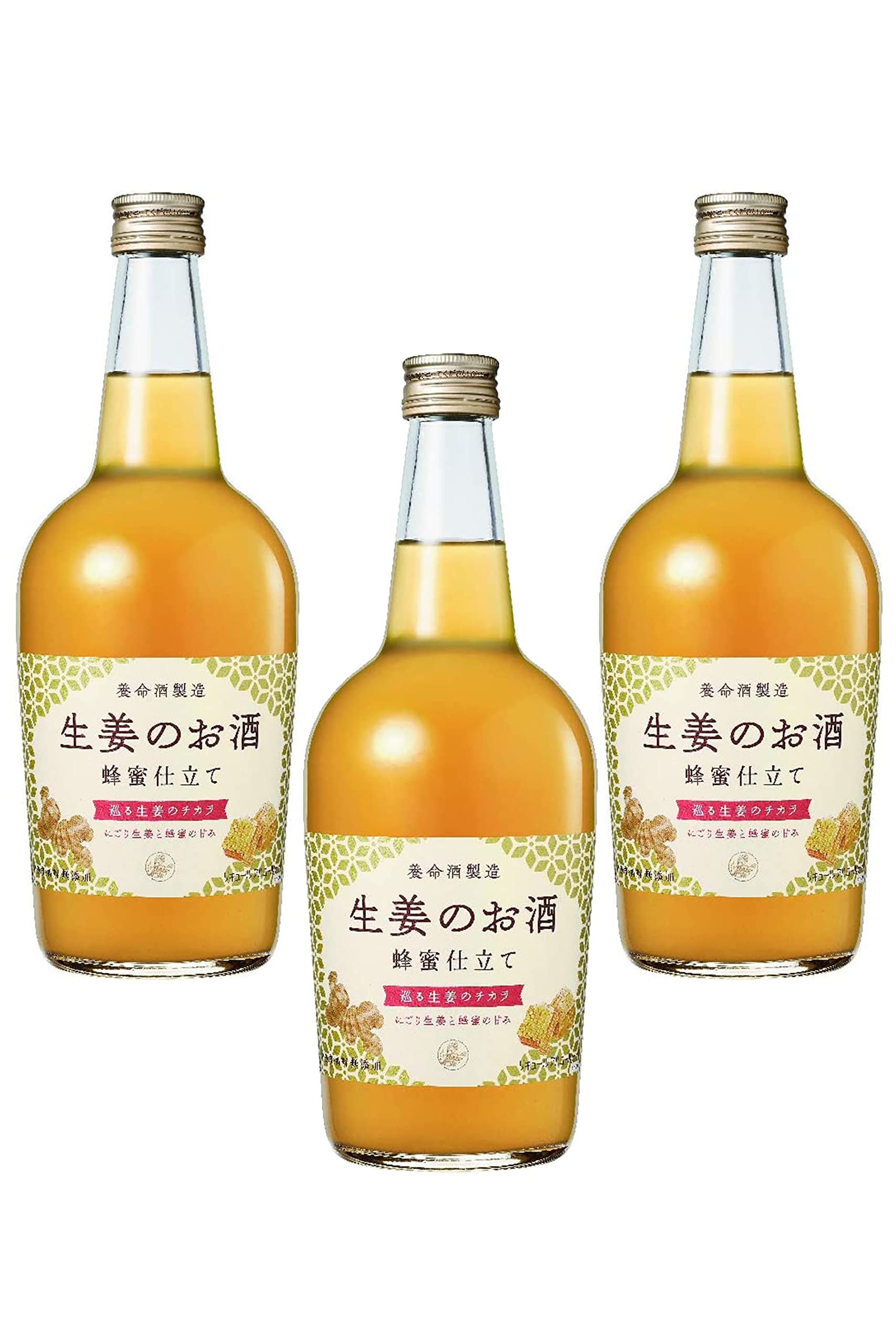 Amazon.co.jp: 養命酒製造の生姜のお酒3本セット／3つの生姜